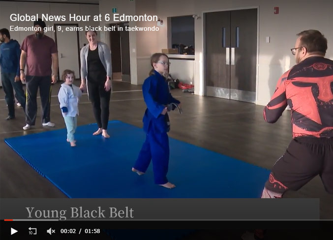 Edmonton Girl, Age 9, Earns Black Belt In Taekwondo